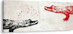 Obraz - Krokodíly (120x50 cm)