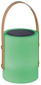 Bielo-hnedá LED stolová lampa (výška 34 cm) Bari – Fischer &amp; Honsel