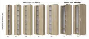 Nabytekmorava Sklápacia posteľ VS 1054 P - 200x180 cm A nosnosť postele: štandardná nosnosť, farba lamina: buk/biele dvere