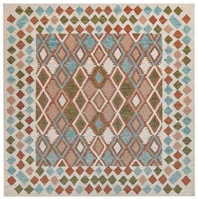 Vlnený koberec 200 x 200 cm viacfarebný ERMENEK Beliani