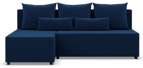 Rohová rozkladacia sedačka FERMO Kronos granátová