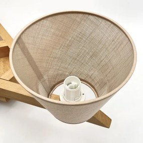 Brilagi - LED  Prisadený luster ANTHONY 5xE14/40W/230V dub