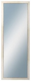 DANTIK - Zrkadlo v rámu, rozmer s rámom 50x140 cm z lišty RETRO biela (2531)