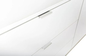 Široká komoda Göteborg, biela/dub sonoma