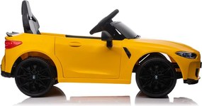 LEAN CARS BMW M4 na akumulátor, žlté