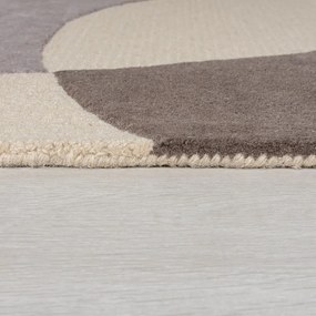 Okrovožltý vlnený koberec 170x120 cm Glow - Flair Rugs