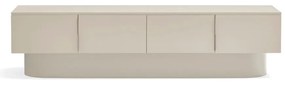 Béžový TV stolík 200x50 cm Totem – Teulat