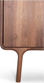 Hnedá komoda z orechového dreva 90x110x45 cm Fawn – Gazzda