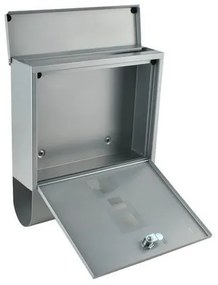 Poštová schránka 34x30,7 cm strieborná