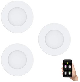 Eglo 900099 - sada 3× stmievateľných LED svietidiel FUEVA-Z LED/2,8W/230V IP44