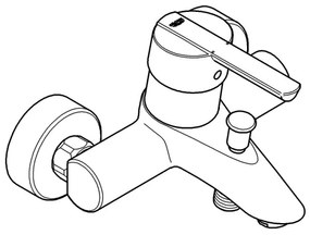 GROHE 32269000 - Vaňová batéria FEEL DN 15 lesklý chróm