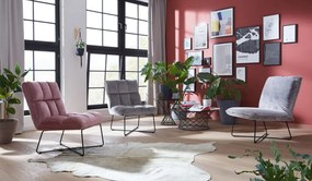 Okrúhly konferenčný stolík Noa 80 cm, čierny/sivý