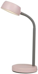 Rabalux LED stolné svietidlo Berry 4,5W | 350lm | 4000K | IP20 - ohybné rameno, ružová