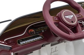 Ramiz Elektrické autíčko Bentley Bacalar pre deti biele + diaľkové ovládanie + EVA + LED audio + pomalý štart
