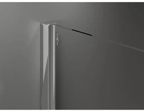 Mexen Velar, sprchový kút s posuvnými dverami 100 x 120 cm, 8mm sklo námraza, chrómová, 871-100-120-31-01