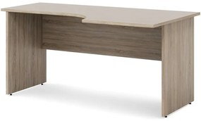 Ergonomický stôl Impress 160 x 90 cm, pravý, dub sonoma