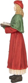 Sada 4ks vianočné dekorácie figúrka vianočný zbor Nativity Choir - 13*12*40 cm