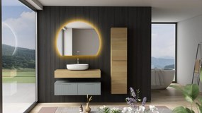 Erga Paloma, LED zrkadlo 100x80cm, 2415 lm, 3 farby svetla, ERG-V01-PALOMA-1080-CL