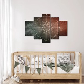 Obraz - Vesmírny dodecagram (150x105 cm)