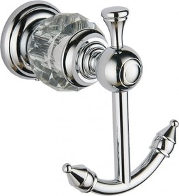 Mexen príslušenstvo, ESTELA držiak na uteráky, 2-háčik, chrómová, 7011535-00