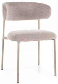 Stolička s kašmírovými nohami Elton Brego 34 Béžová