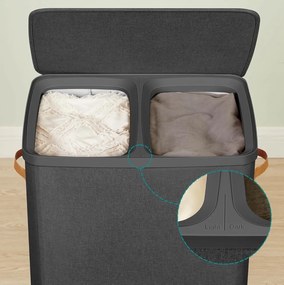 Koš na prádlo Vilém 170 L černý