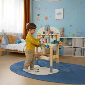 Detská dielňa s dreveným náradím