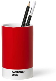 Červený keramický stojan na ceruzky Pantone