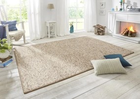 BT Carpet - Hanse Home koberce Spálňová sada Wolly 102842 Beige Brown - 2 kusy: 67x140 + 1 kus: 67x250 cm