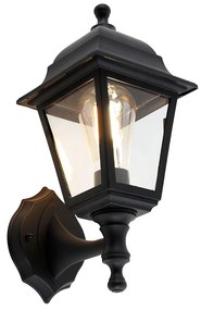 Inteligentné vonkajšie nástenné svietidlo čierne IP44 vrátane WiFi ST64 - Capital
