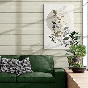 Obraz minimalistické rastlinky v boho štýle - 80x120
