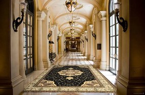 Berfin Dywany, Kusový koberec Anatolia 5328 S (Black), 150x230, čierna, kancelária