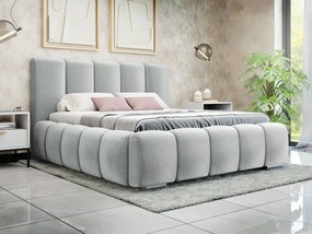 Čalúnená manželská posteľ Lisko, Rozmer postele: 140x200, Farba poťahu: Kronos 07