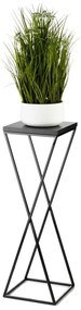 Kvetinový stojan LOFT 70 cm čierny