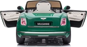 LEAN CARS Elektrické autíčko Bentley Mulsanne zelené