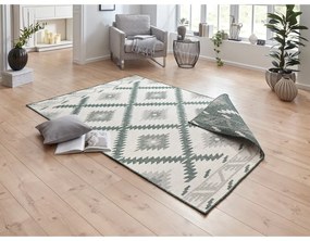 Zeleno-krémový vonkajší koberec NORTHRUGS Malibu, 230 x 160 cm