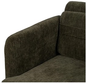 Zelené ženilkové kreslo Bind – Ixia