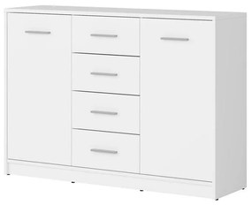 Komoda BRW Nepo Plus 6 (biela) . Vlastná spoľahlivá doprava až k Vám domov. 1098295