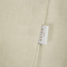 ĽANOVÉ OBLIEČKY LINEN 200X220 CM, 2 KS 70X80 CM KRÉMOVÉ