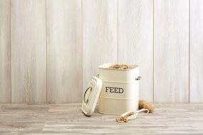 Kitchen Craft Plechová dóza s lopatkou Feed Cream