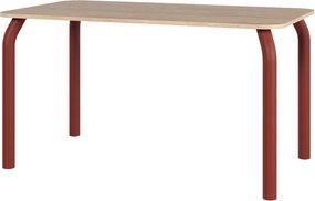 Jedálenský stôl s doskou v dubovom dekore 80x140 cm Meko – noo.ma