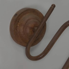 Priemyselná nástenná lampa hrdzavá so zlatým vnútorným priestorom - Factory