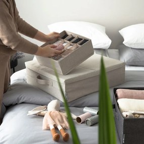 Béžová úložná škatuľa Bigso Box of Sweden Underbed