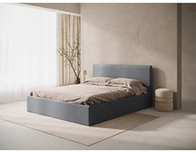 Sivé čalúnené čelo postele 210,5x100 cm Remo – Micadoni