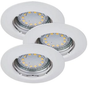 Rabalux 1046 - SADA 3xLED Podhľadové svietidlo LITE 3xGU10-LED/3W/230V