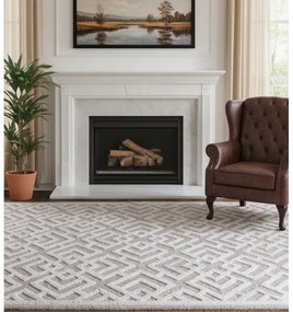 Koberec BOESMAN-II 160x230 cm z pravej vlny