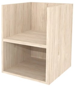 Mereo, Mereo Aira, kúpeľňová skrinka 40 cm, spodná, Multidecor, Light Rock Hickory, MER-CN795SLRH1