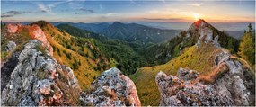 Obraz - Horská krajina (120x50 cm)