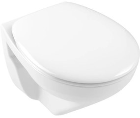 VILLEROY &amp; BOCH O.novo Compact závesné WC s hlbokým splachovaním, 360 x 490 mm, biela alpská, 7667R001