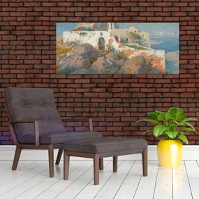 Obraz - William Stanley Haseltine, Santa Maria a Cetrella, Anacapri, reprodukcia (120x50 cm)